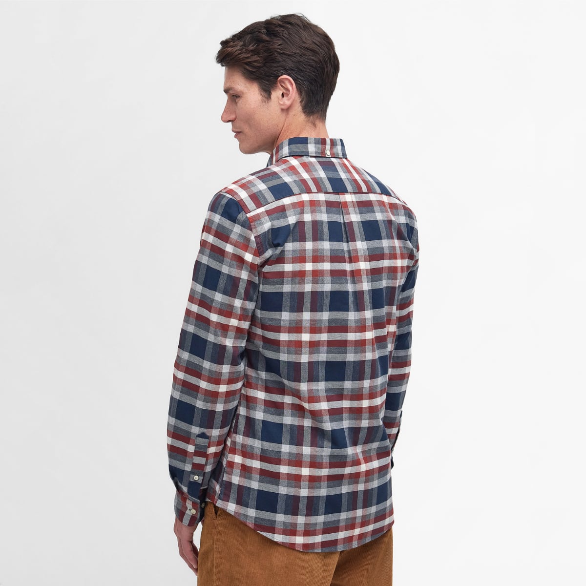 Barbour Bowmont Tailored Fit Men's Shirt | Fired Brick