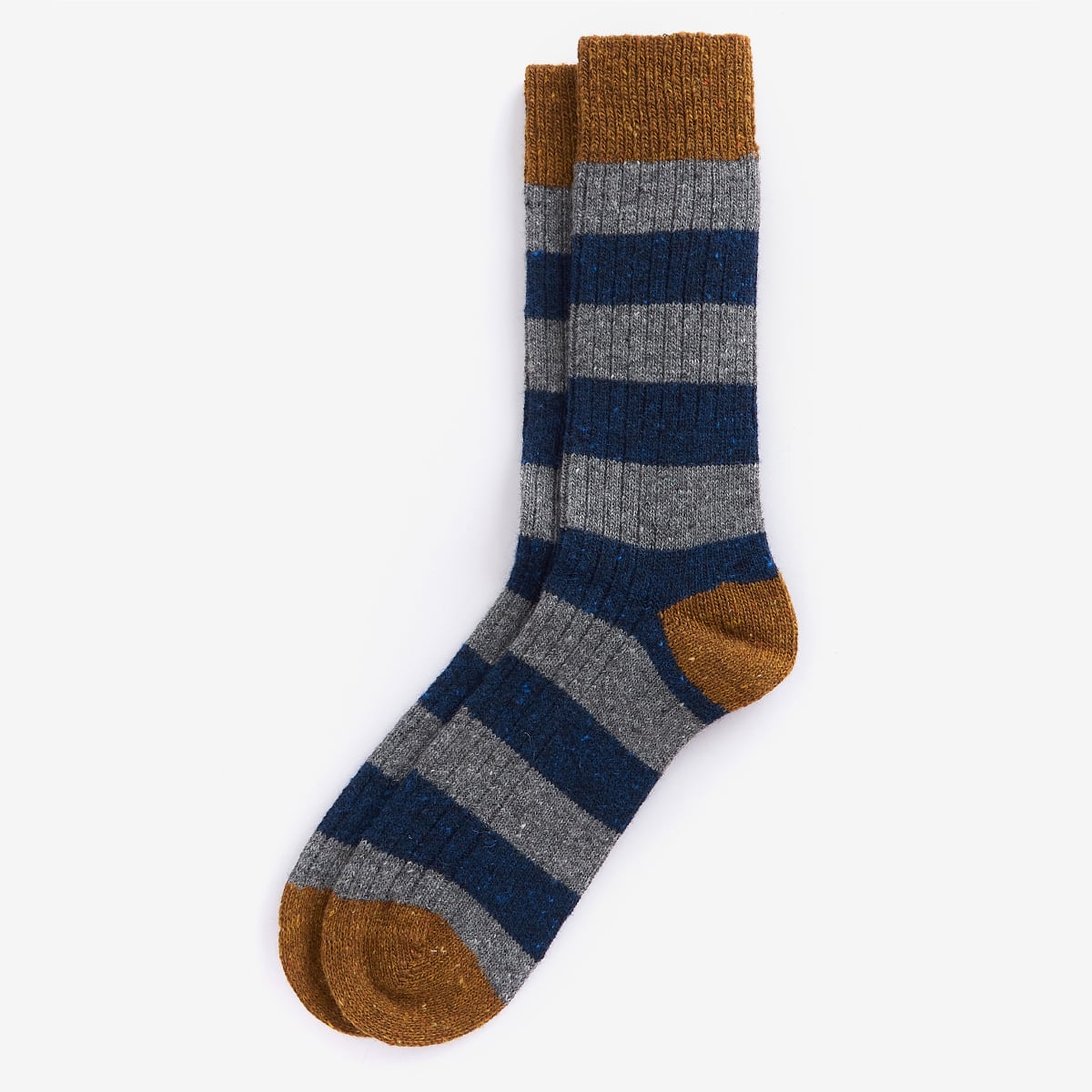 Barbour Houghton Stripe Men's Sock | Asphalt | Navy