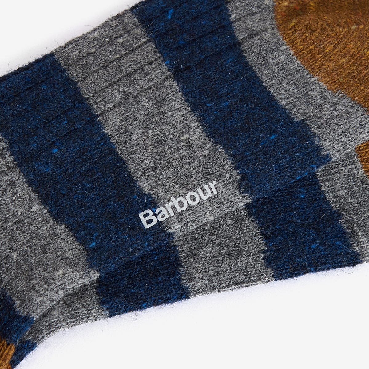 Barbour Houghton Stripe Men's Sock | Asphalt | Navy