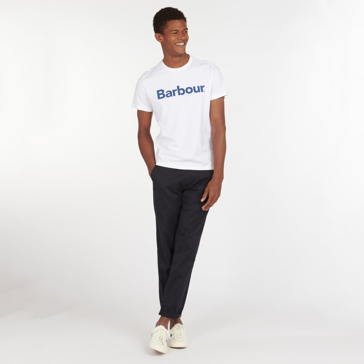 Barbour Men's Logo T-Shirt | White