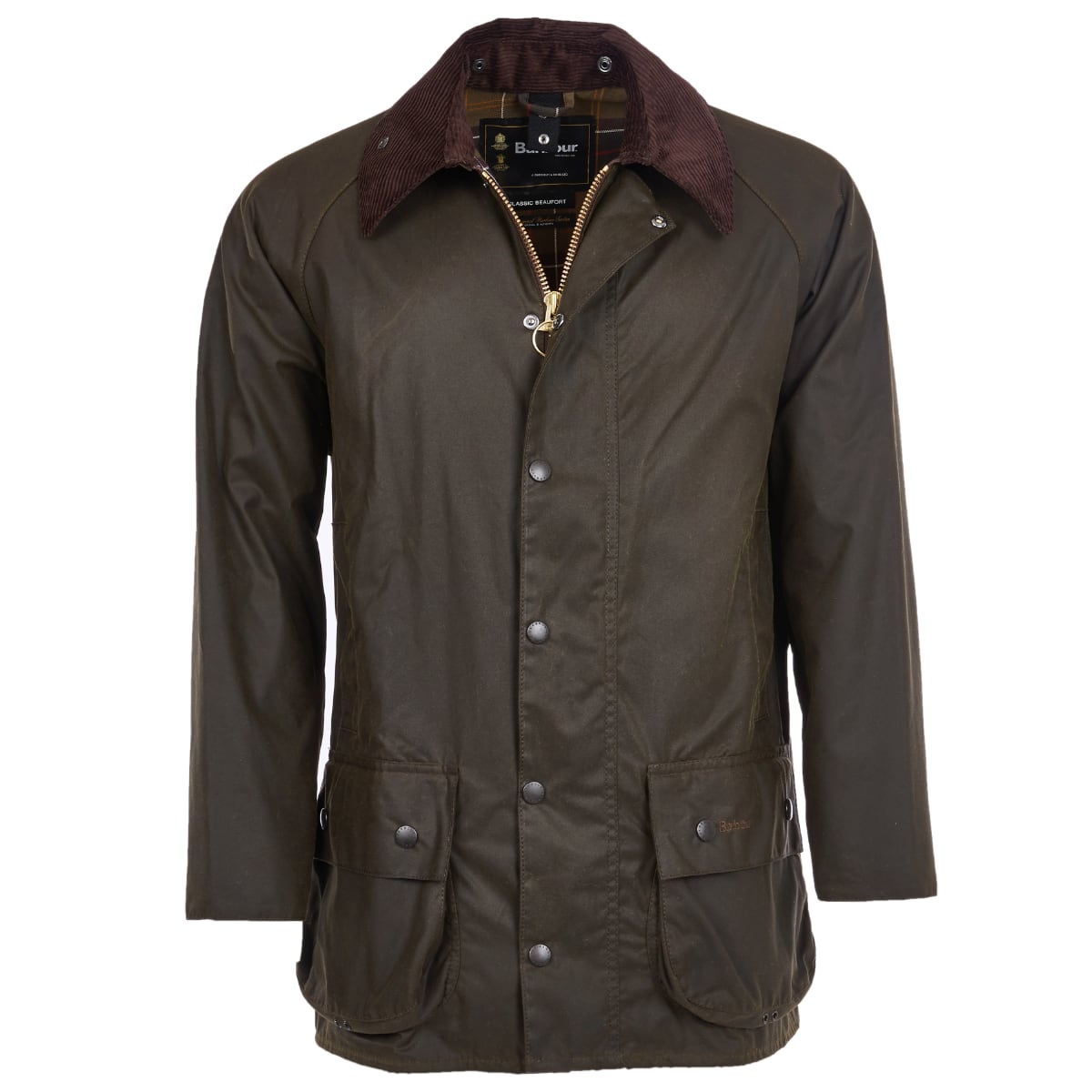 Barbour Classic Beaufort Men's Waxed Jacket | Olive