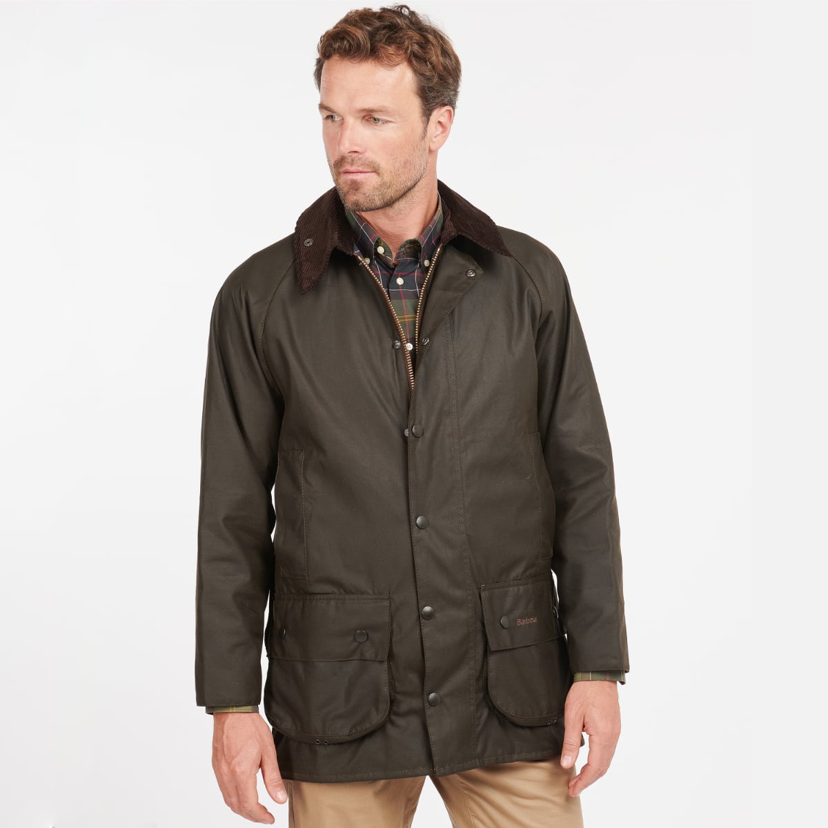 Barbour Classic Beaufort Men's Waxed Jacket | Olive