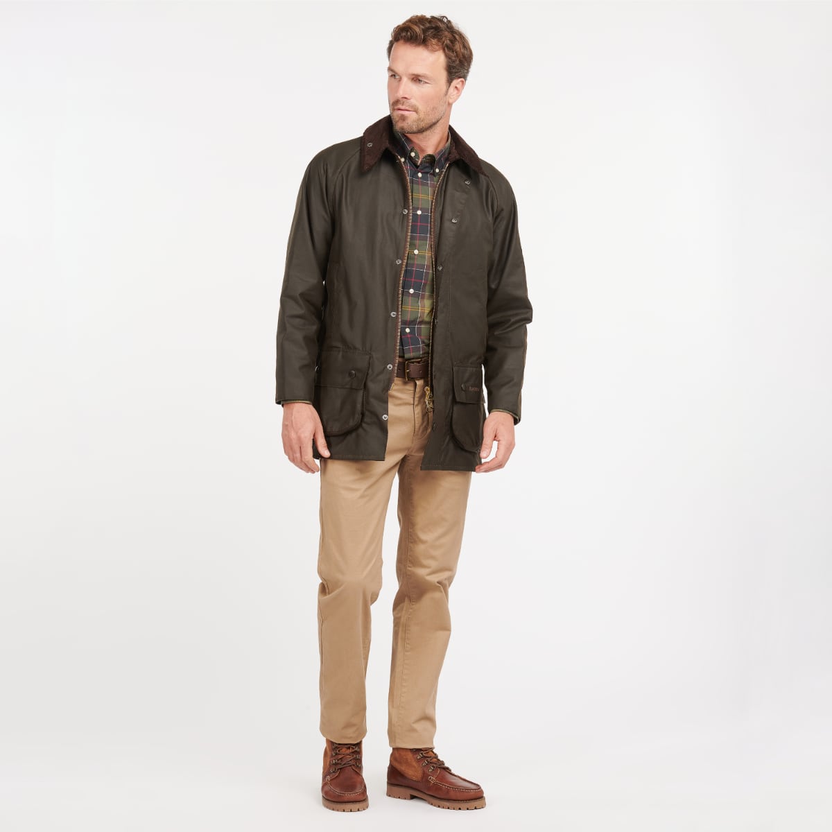 Barbour Classic Beaufort Men's Waxed Jacket | Olive