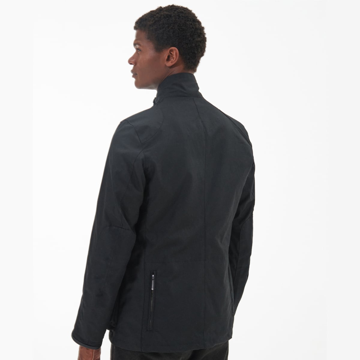 Barbour Beacon Sports Men's Waxed Jacket | Black