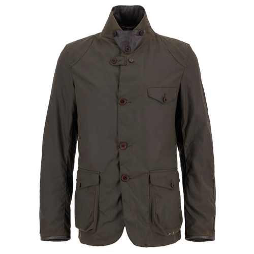 Barbour Beacon Sports Men's Waxed Jacket in Olive