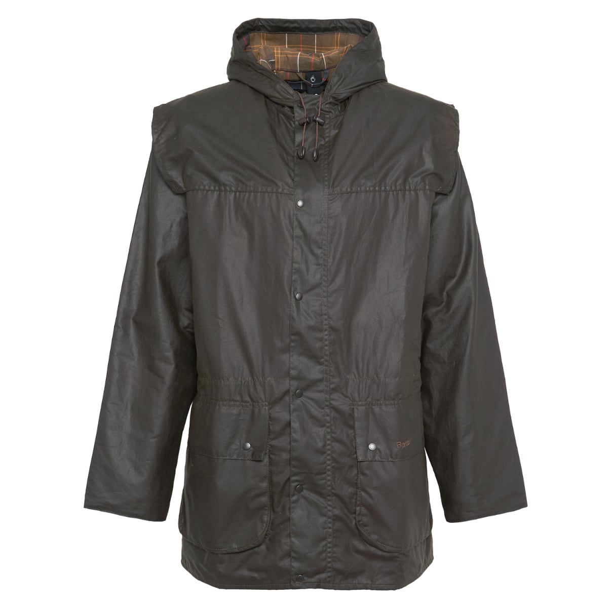 Barbour Classic Durham Men's Waxed Jacket | Olive