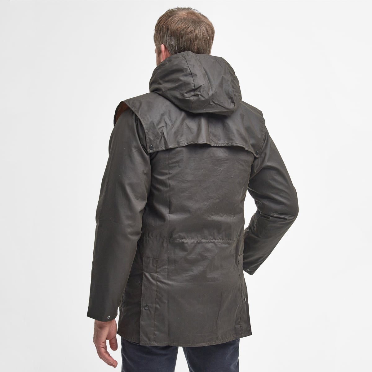 Barbour Classic Durham Men's Waxed Jacket | Olive