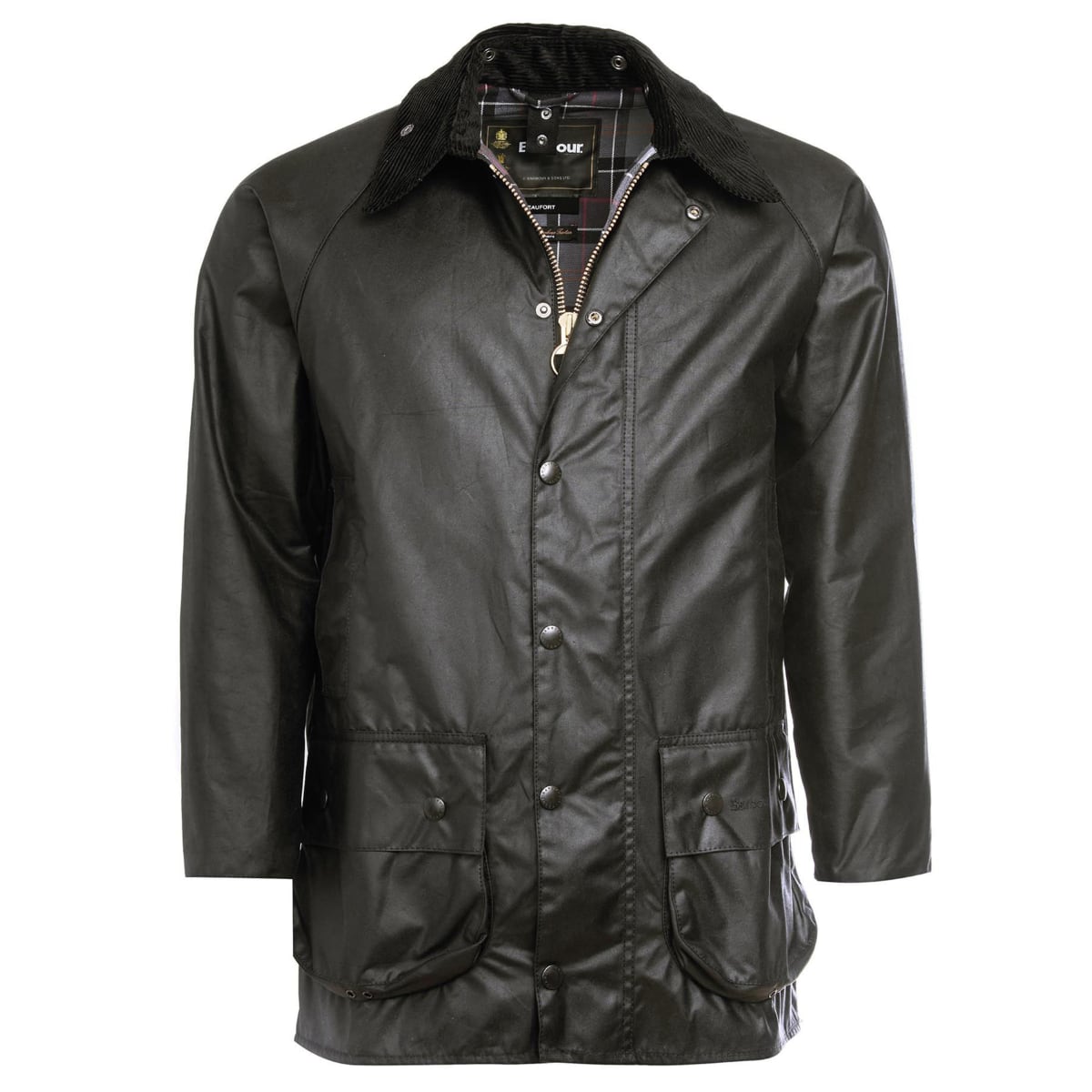 Barbour Beaufort Men's Waxed Jacket | Black