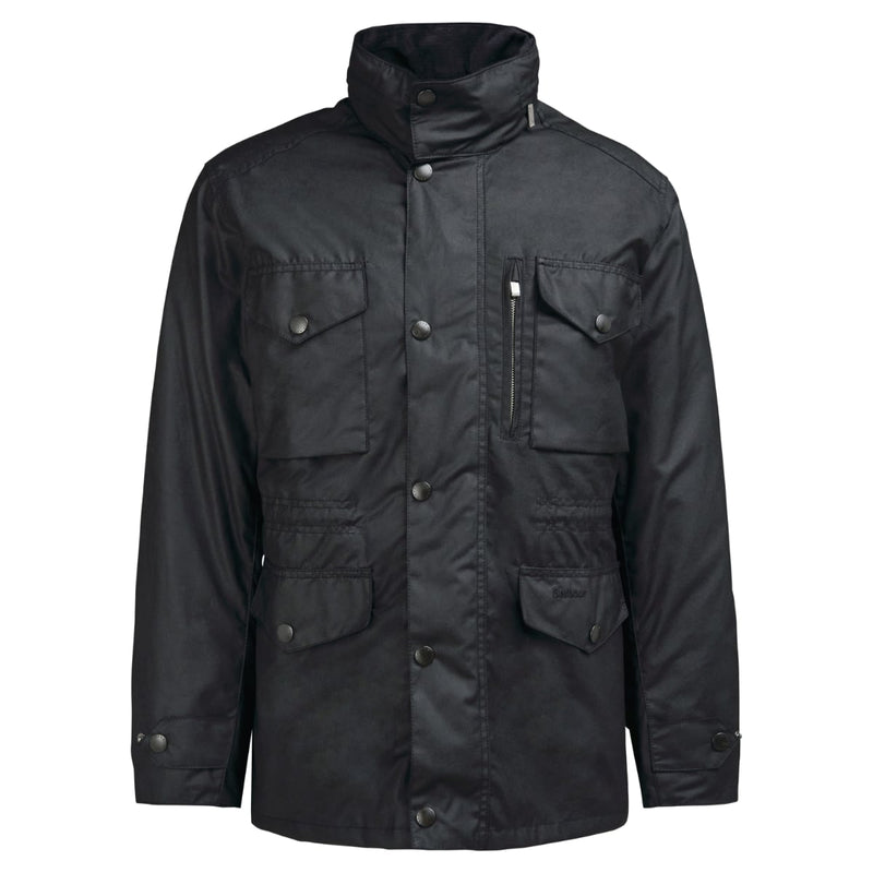 Barbour Sapper men's waxed jacket in Black
