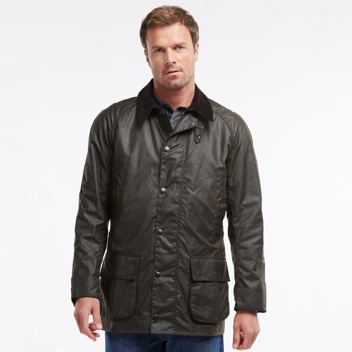 Barbour Bristol Men's Waxed Jacket | Olive