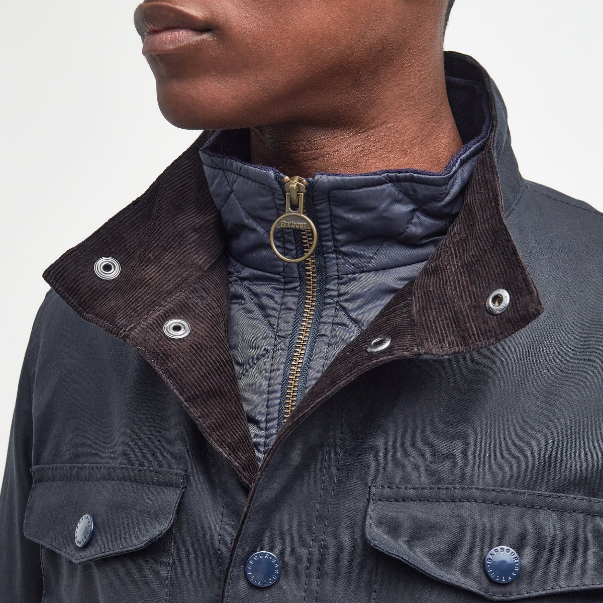 Barbour Ogston Men's Waxed Jacket | Navy