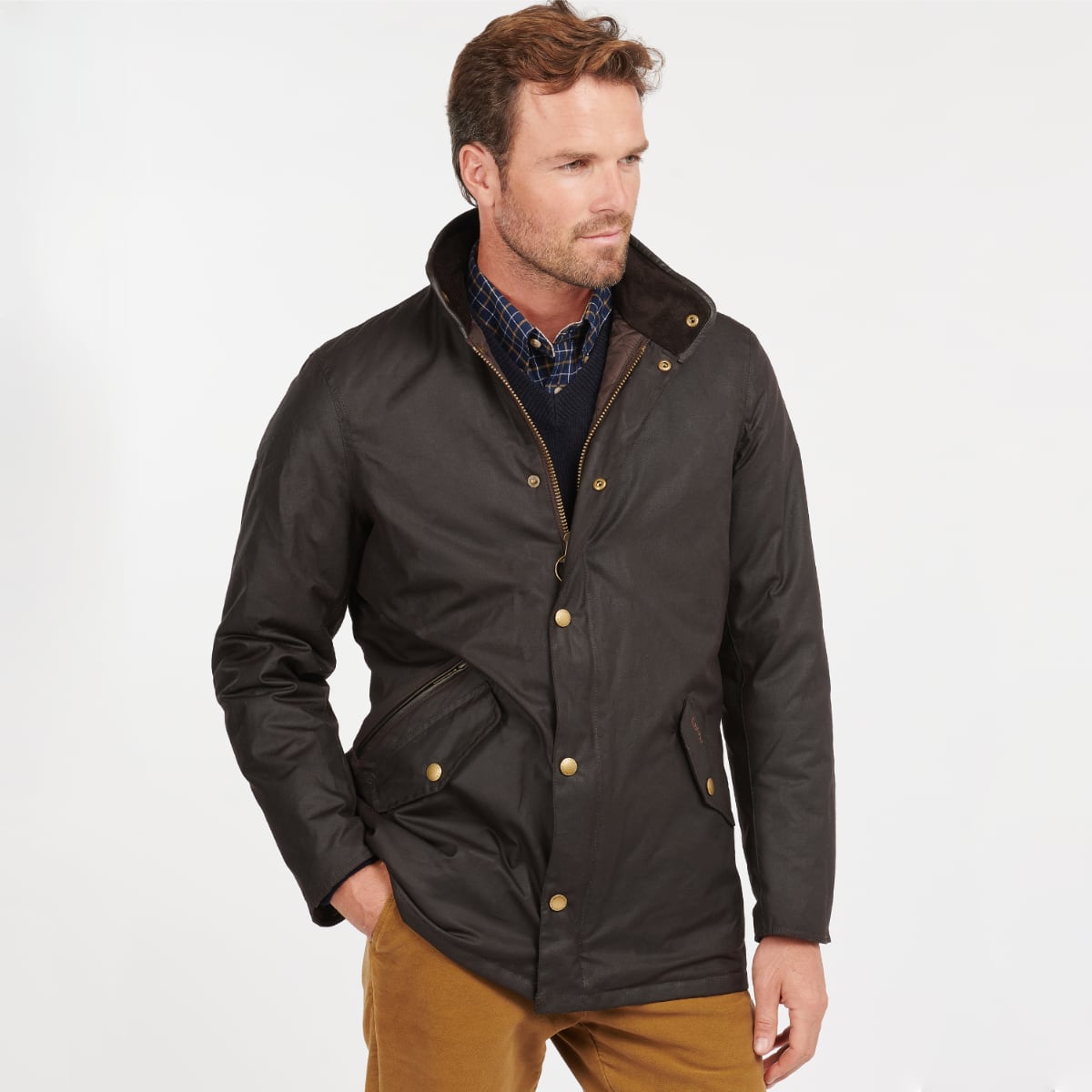 Barbour Prestbury Men's Waxed Jacket | Rustic