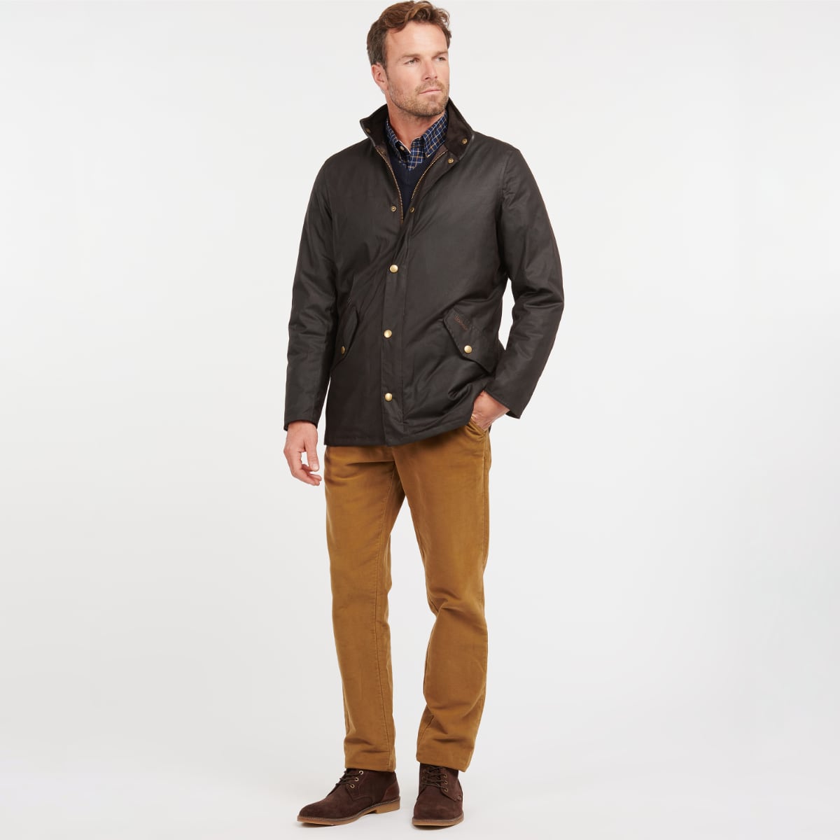 Barbour Prestbury Men's Waxed Jacket | Rustic