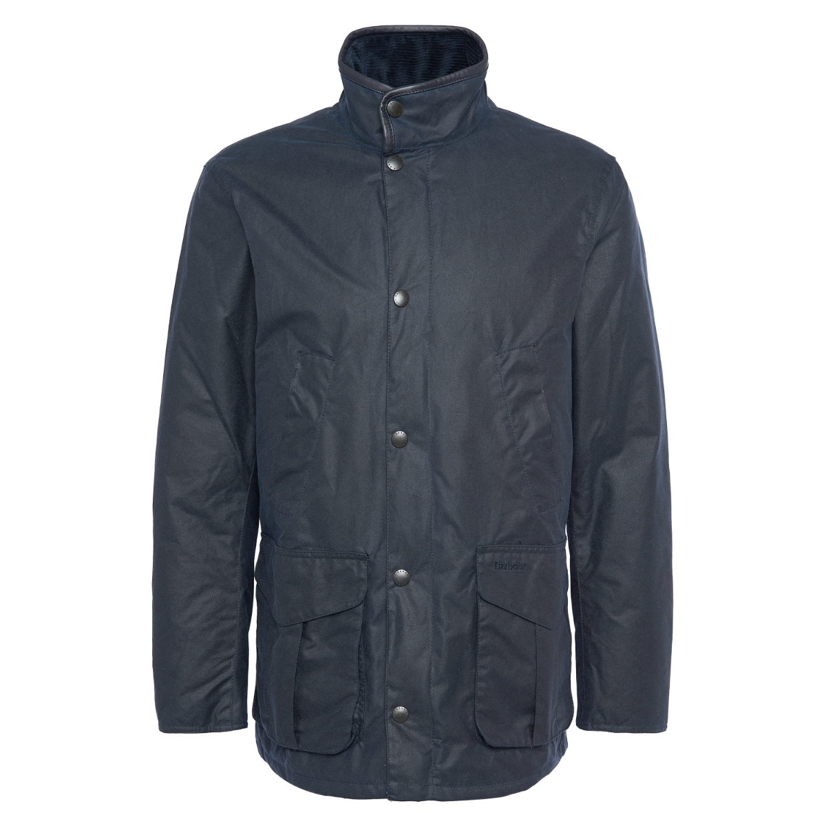 Barbour Hereford Waxed Jacket Navy