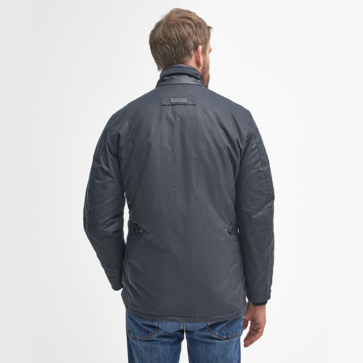 Back view of Barbour Hereford jacket