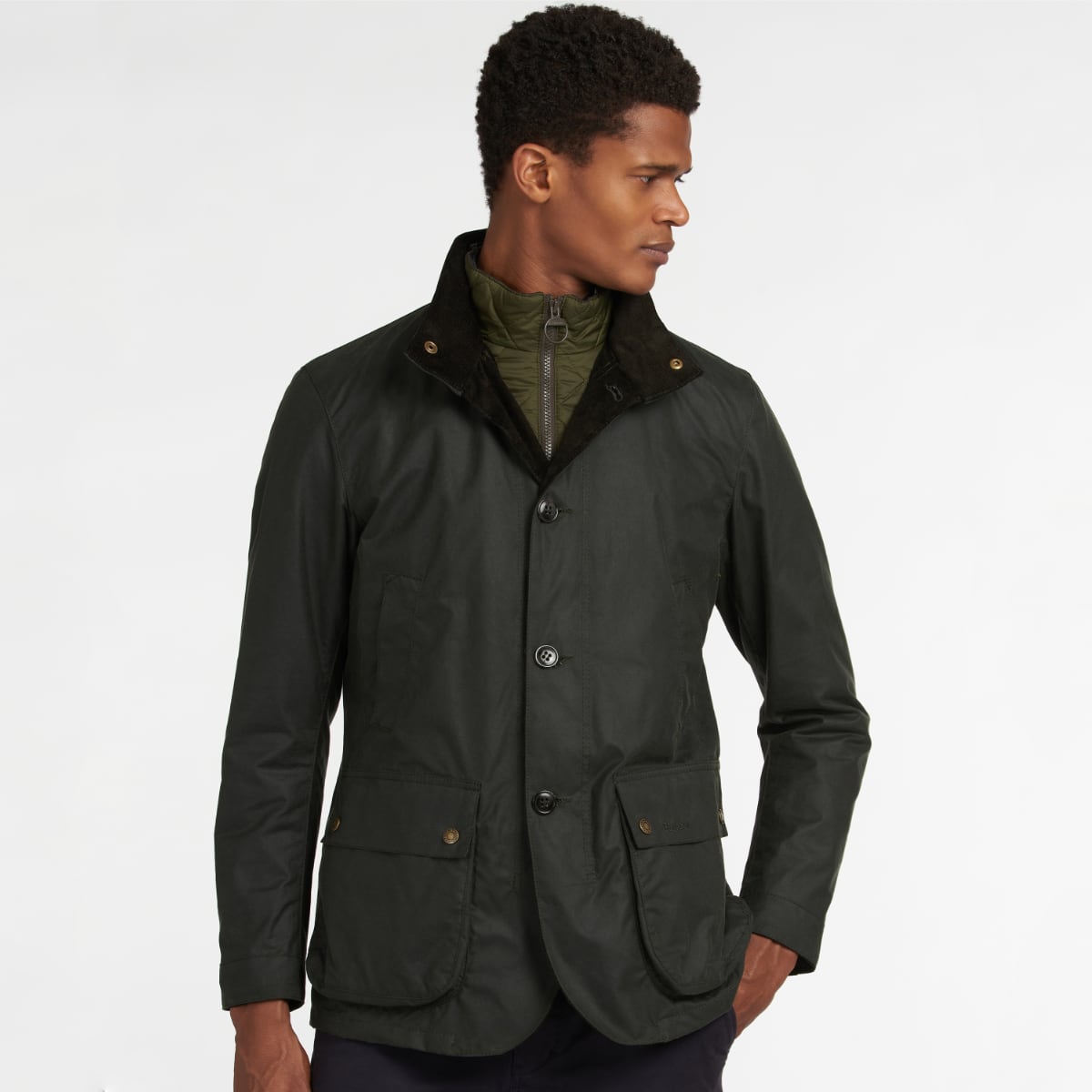 Barbour Century Men's Waxed Jacket | Sage