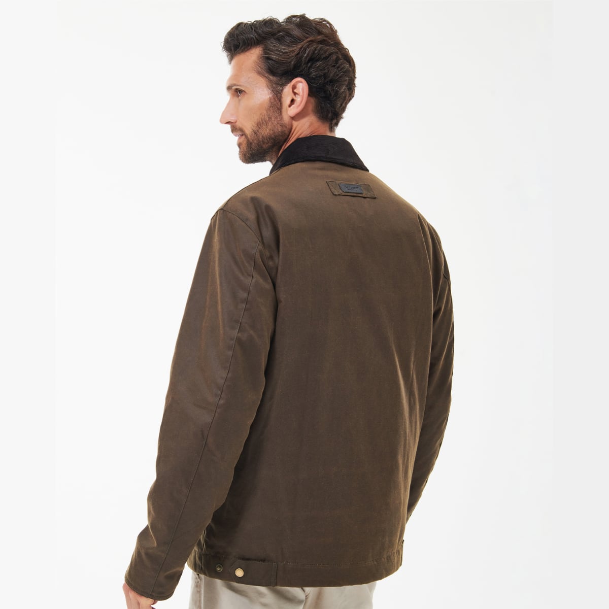 Barbour Spen Men's Waxed Jacket | Brown