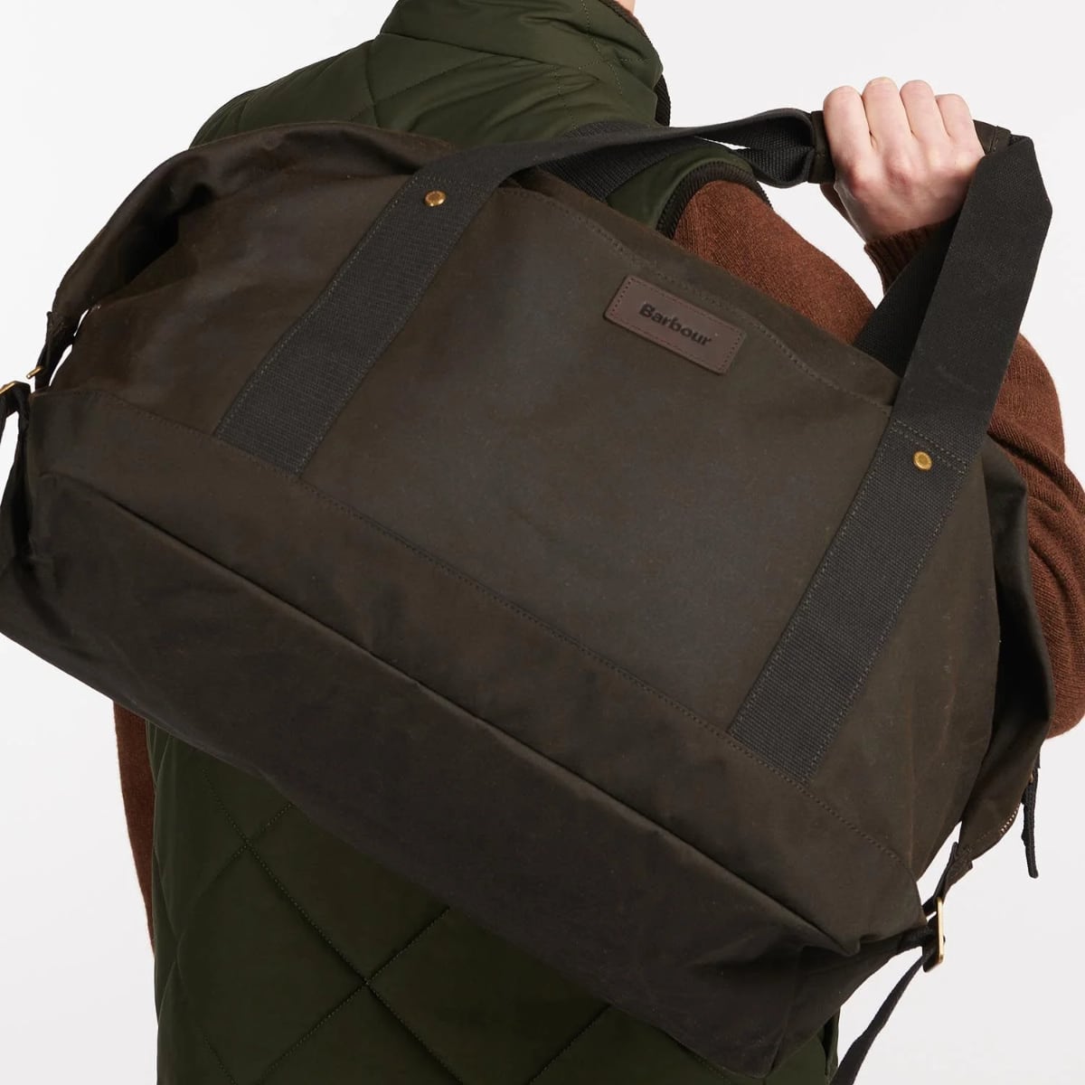 Barbour Essential Wax Holdall | Olive