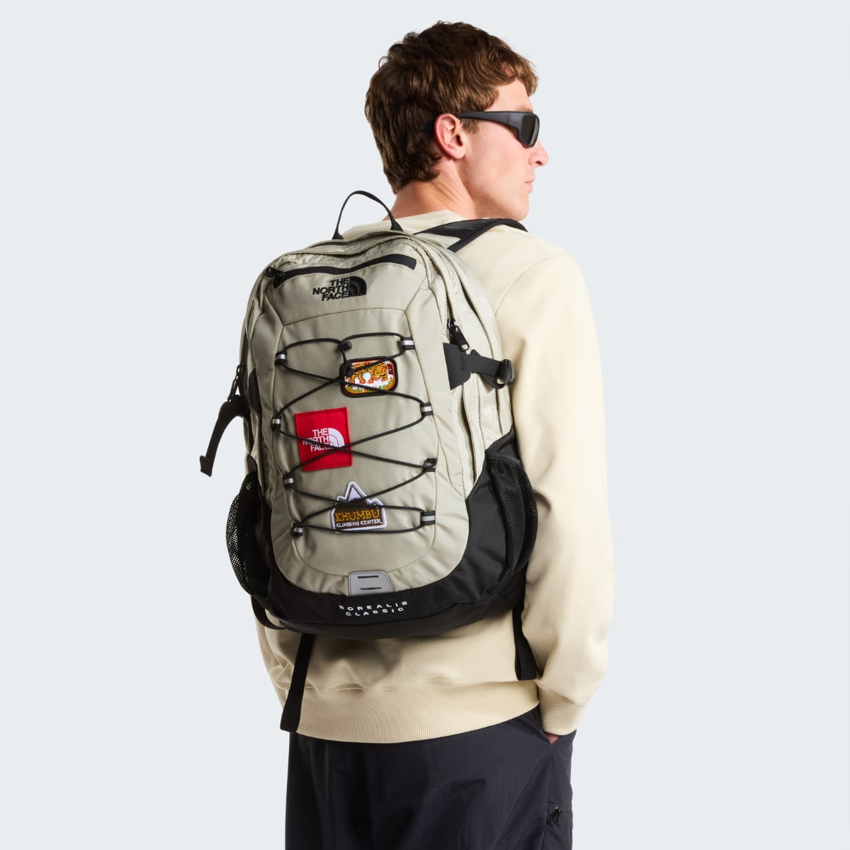 The North Face Borealis Classic Backpack | Clay Grey-TNF Black