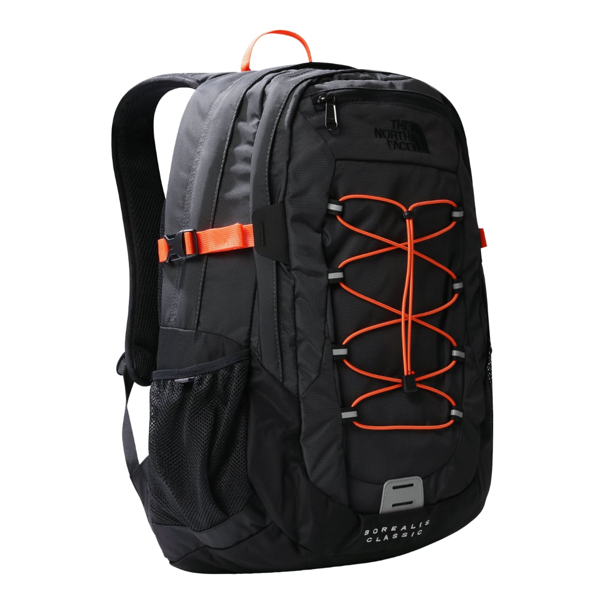 The North Face Borealis Classic Backpack | Asphalt Grey-Retro Orange-NPF
