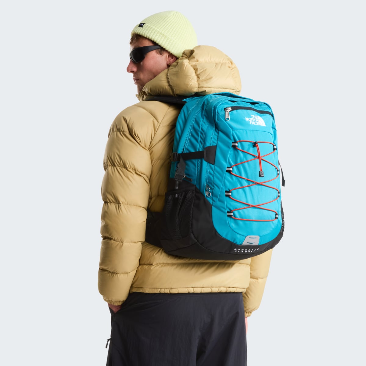 The North Face Borealis Classic Backpack | River Ice-Lava Red