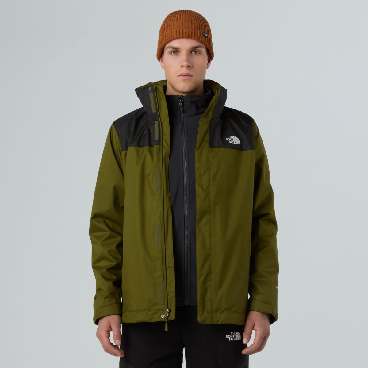 The North Face Evolve II Triclimate Men's Jacket | Forest Olive-Asphalt