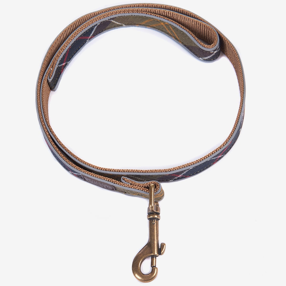 Barbour Reflective Tartan Dog Lead | Classic Tartan
