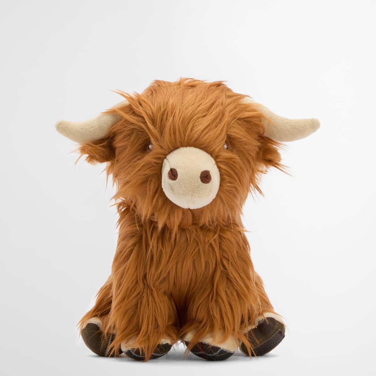 Barbour Highland Cow Dog Toy  | Brown