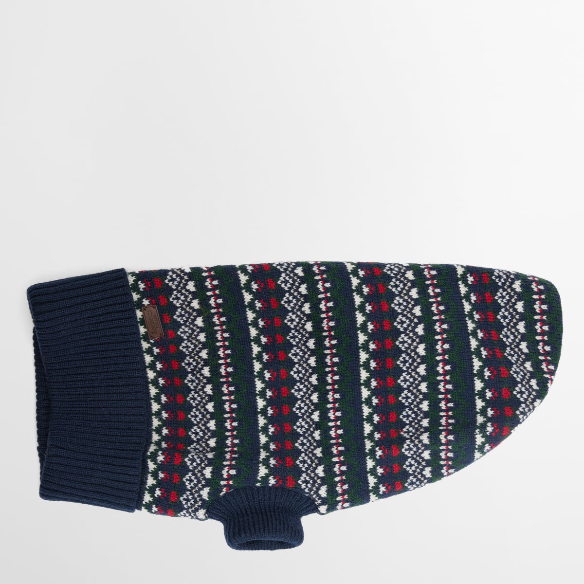Barbour Marlow Fair Isle Dog Jumper | Navy Festive