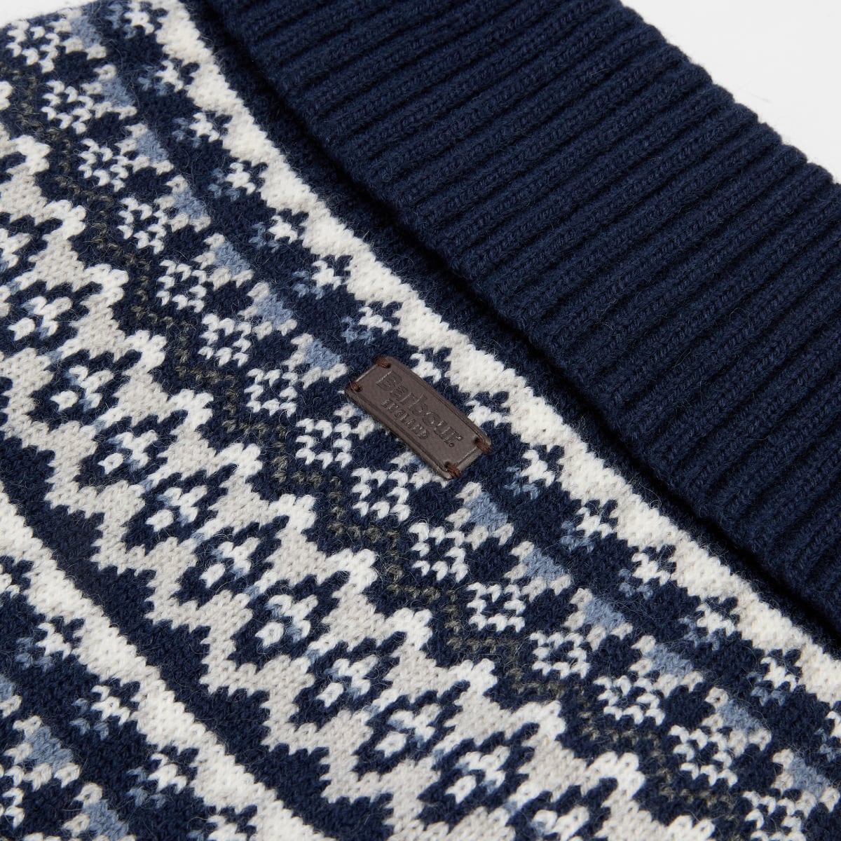 Barbour Marlow Fair Isle Dog Jumper | Navy