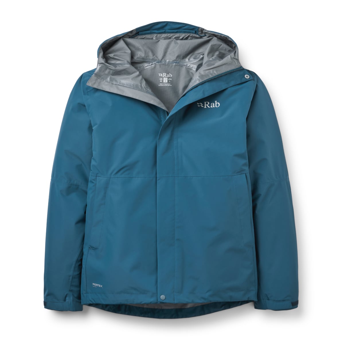 Rab Downpour Waterproof Men's Jacket | Tempest Blue