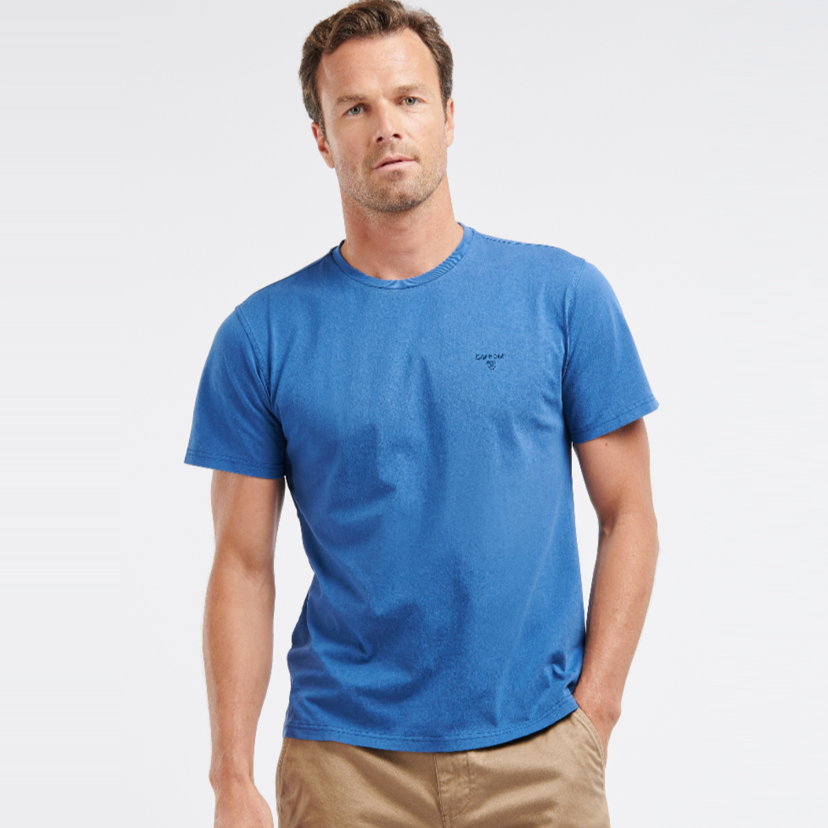 Barbour Men's Garment Dyed T-Shirt | Marine