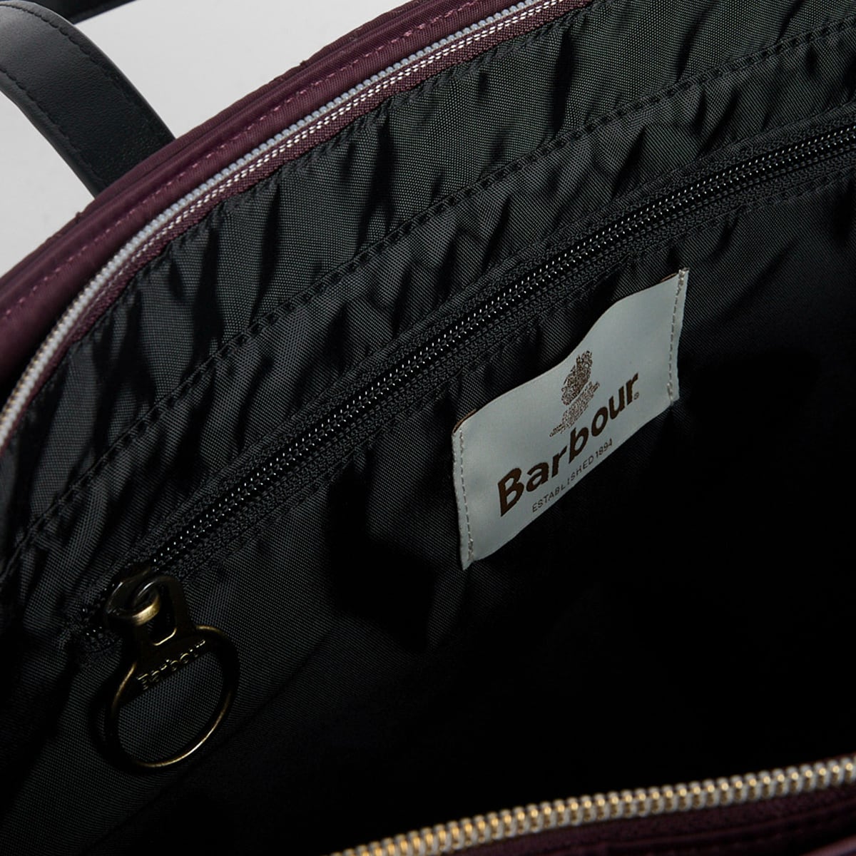 Barbour Quilted Tote Bag | Fig