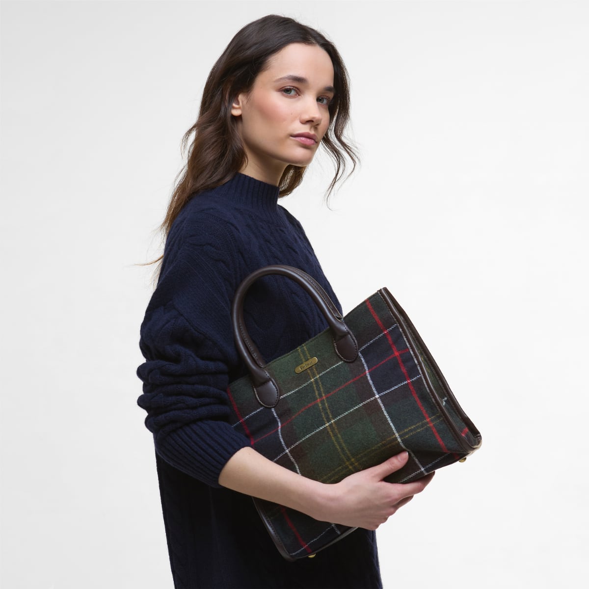 Barbour Barhill Tartan Tote Bag | Classic Tartan