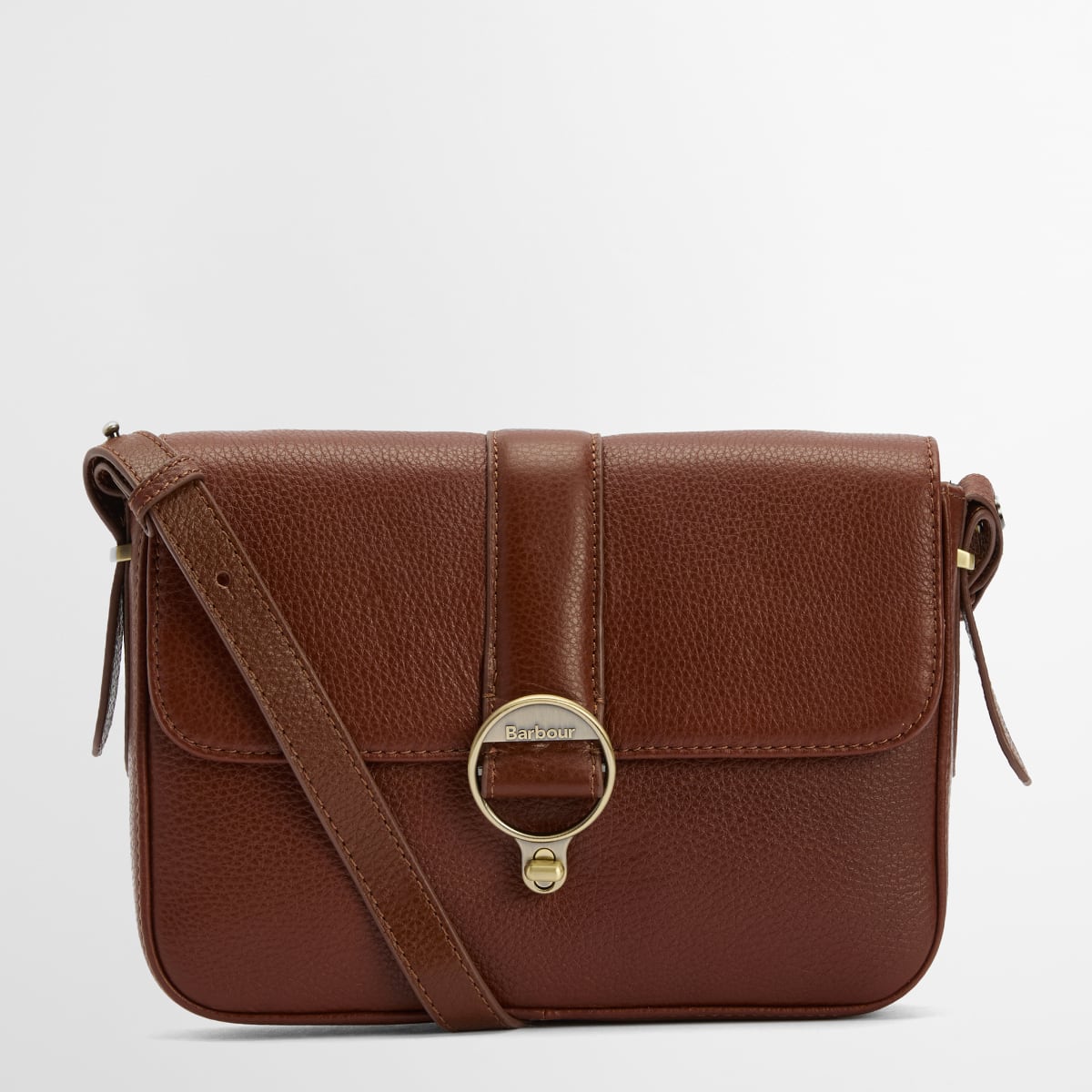 Barbour Rosa Leather Crossbody Bag | Brown