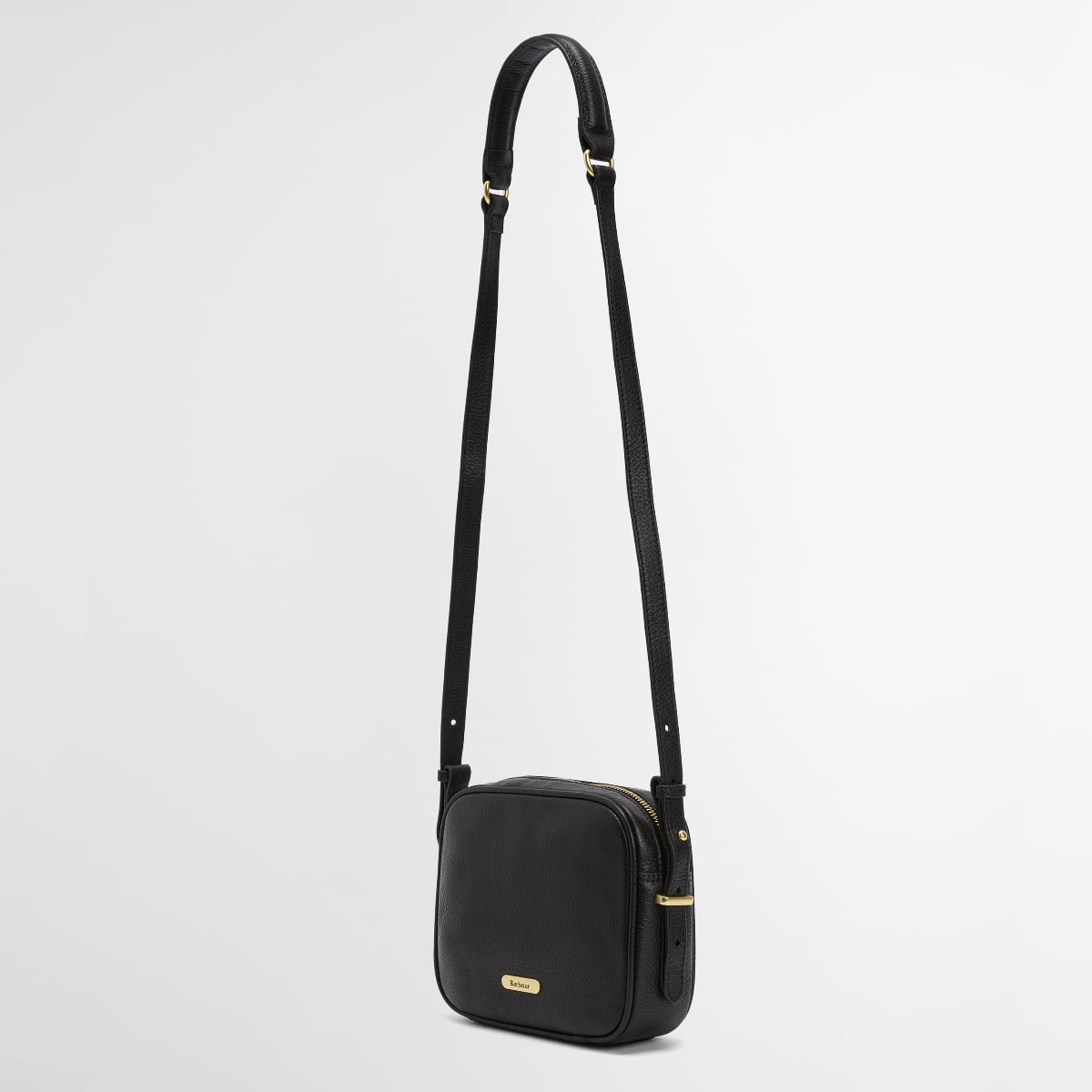 Barbour Daphne Leather Crossbody Bag | Black