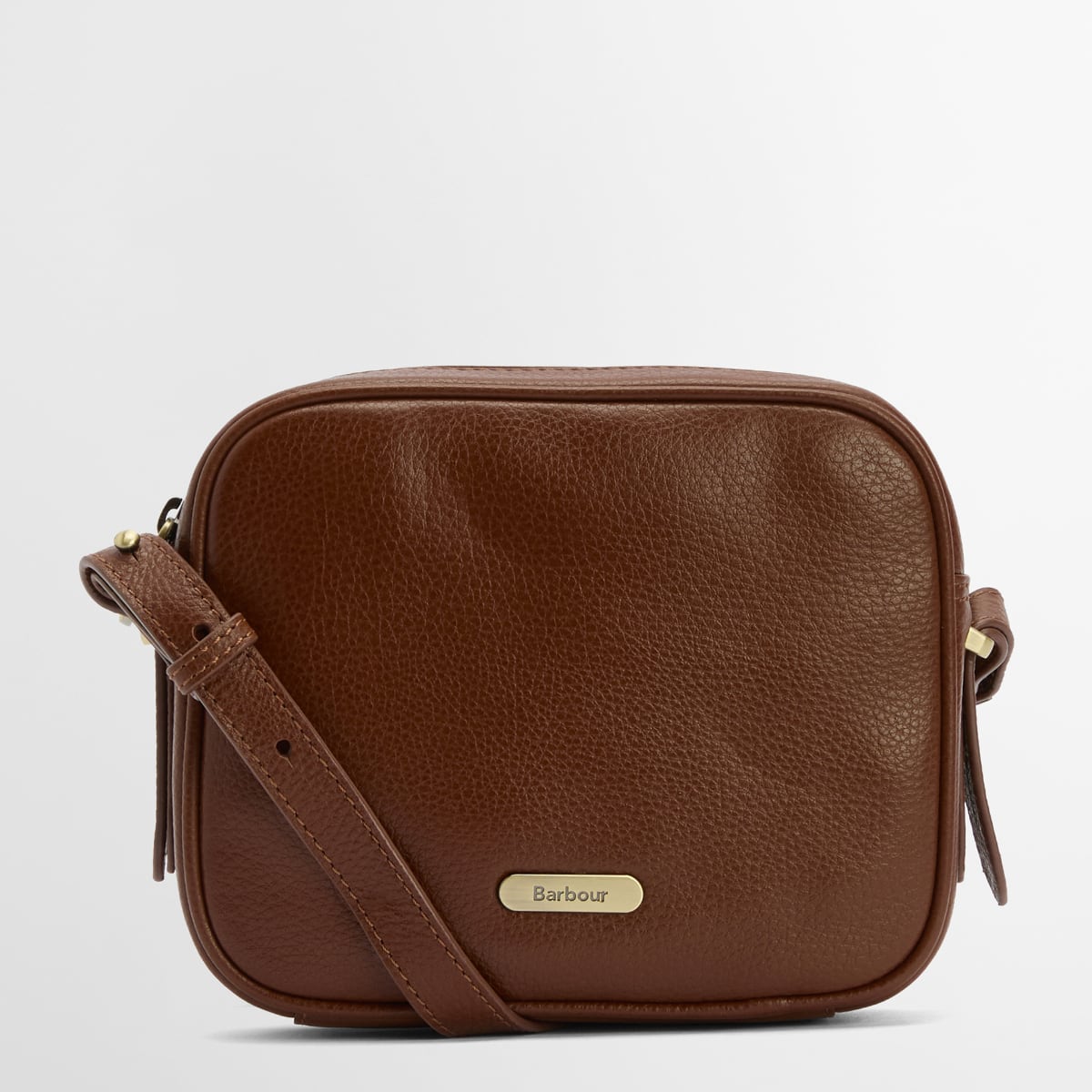 Barbour Daphne Leather Crossbody Bag | Brown