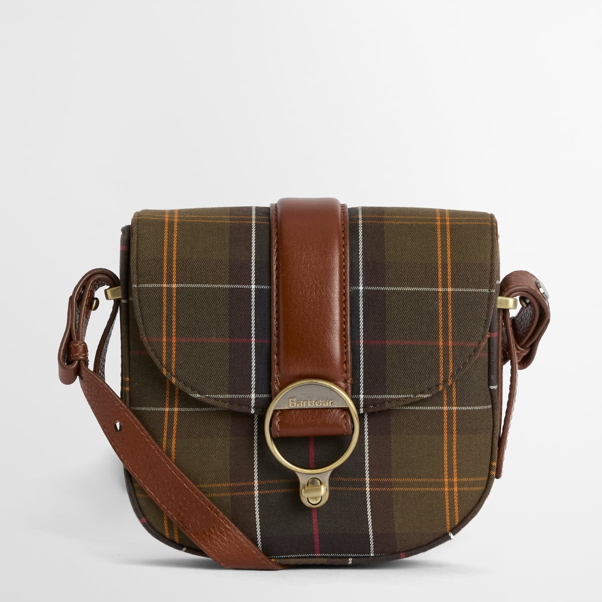 Barbour Elm Crossbody Bag | Classic Tartan