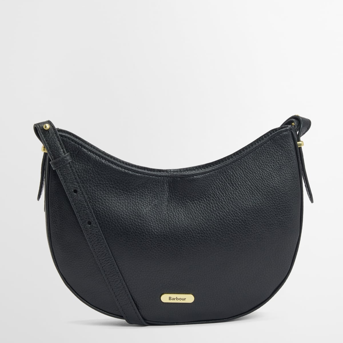 Barbour Sorrel Leather Sling Shoulder Bag | Black