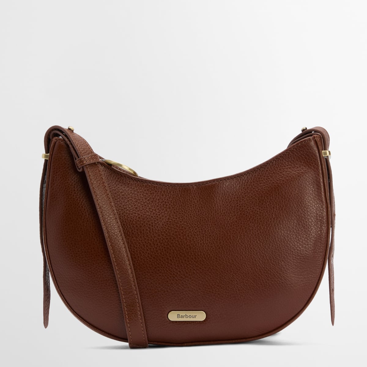 Barbour Sorrel Leather Sling Shoulder Bag | Brown