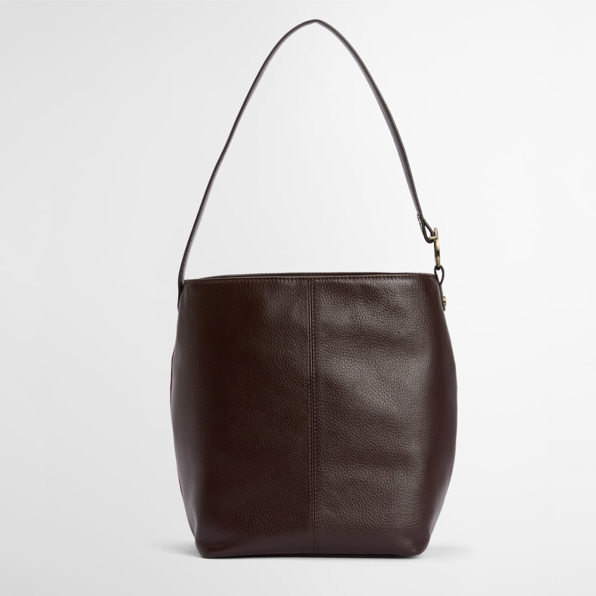 Barbour Cedar Large Suede Bucket Bag | Brown