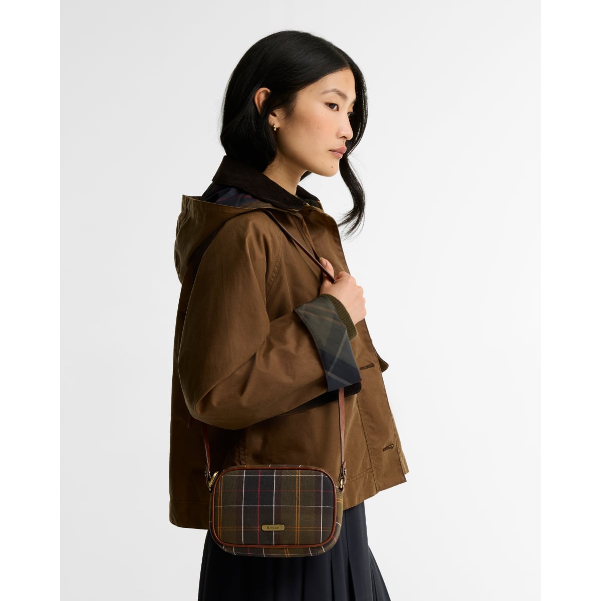 Barbour Daphne Mini Tartan Crossbody Bag | Classic Tartan