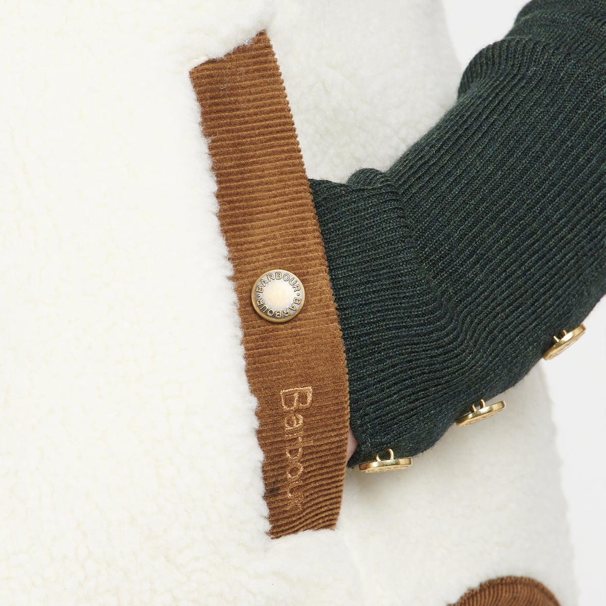 Barbour Burford Fleece Women's Gilet | Winter Pearl