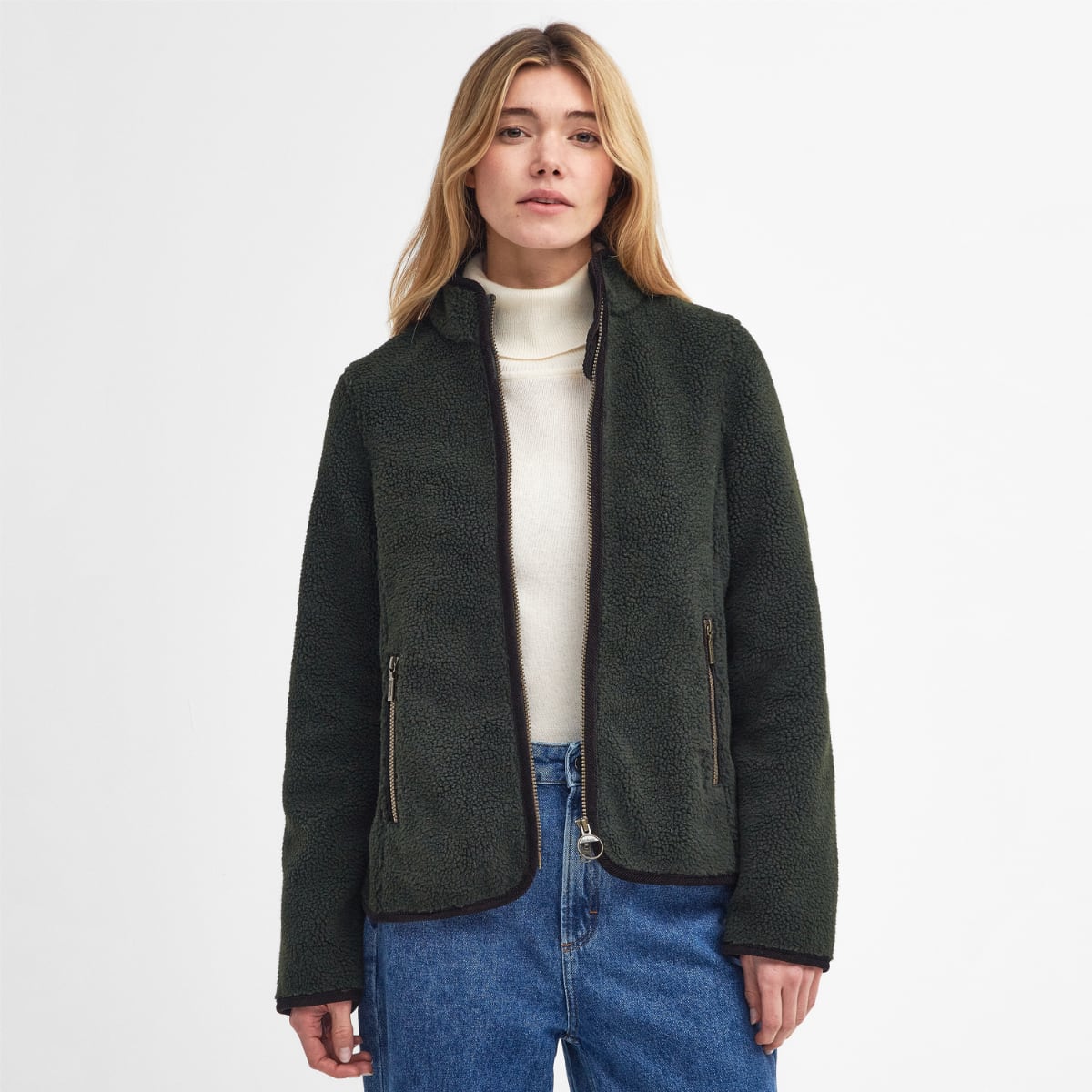 Barbour Laven Fleece Women's Jacket | Olive