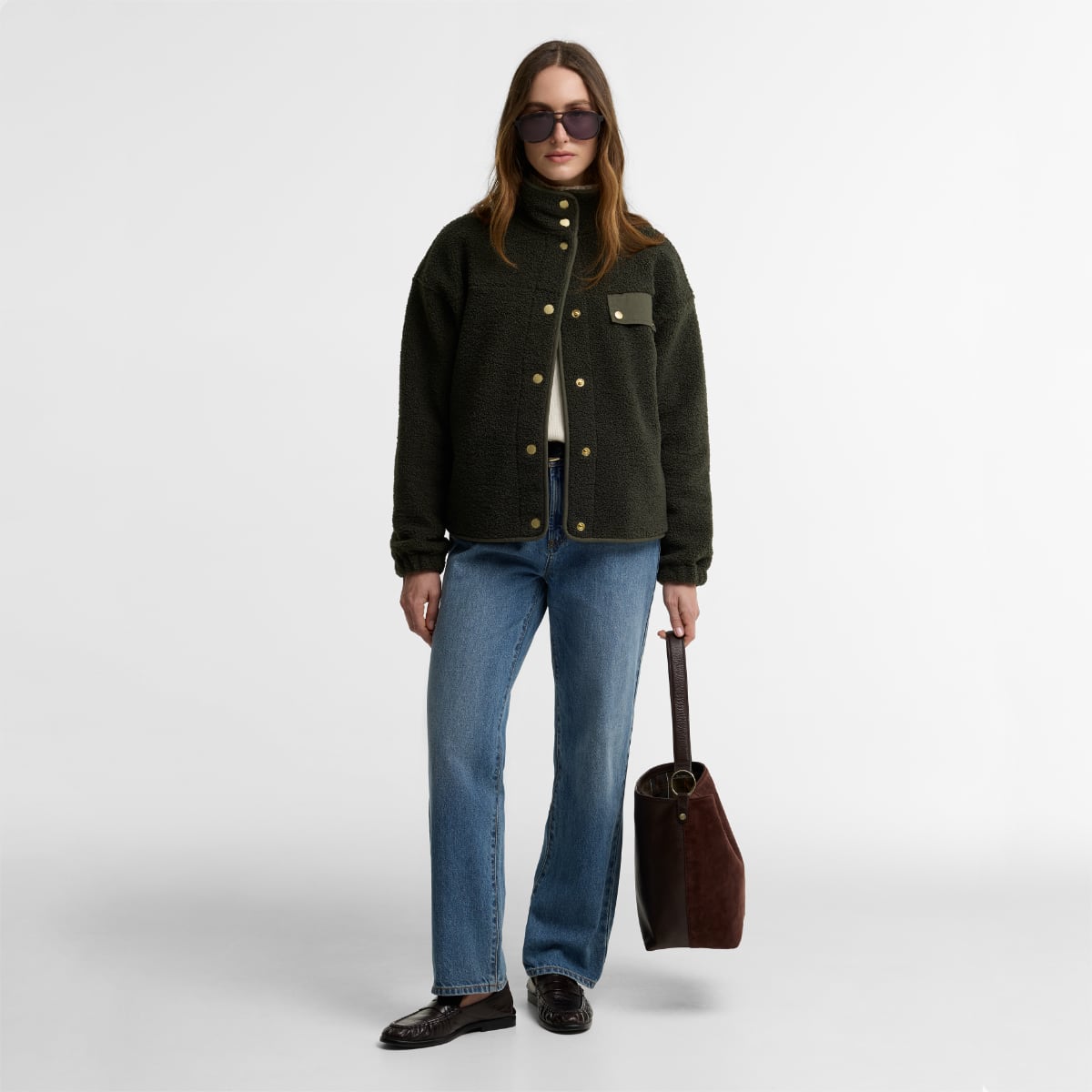 Barbour Mabel Fleece Women's Jacket | Olive