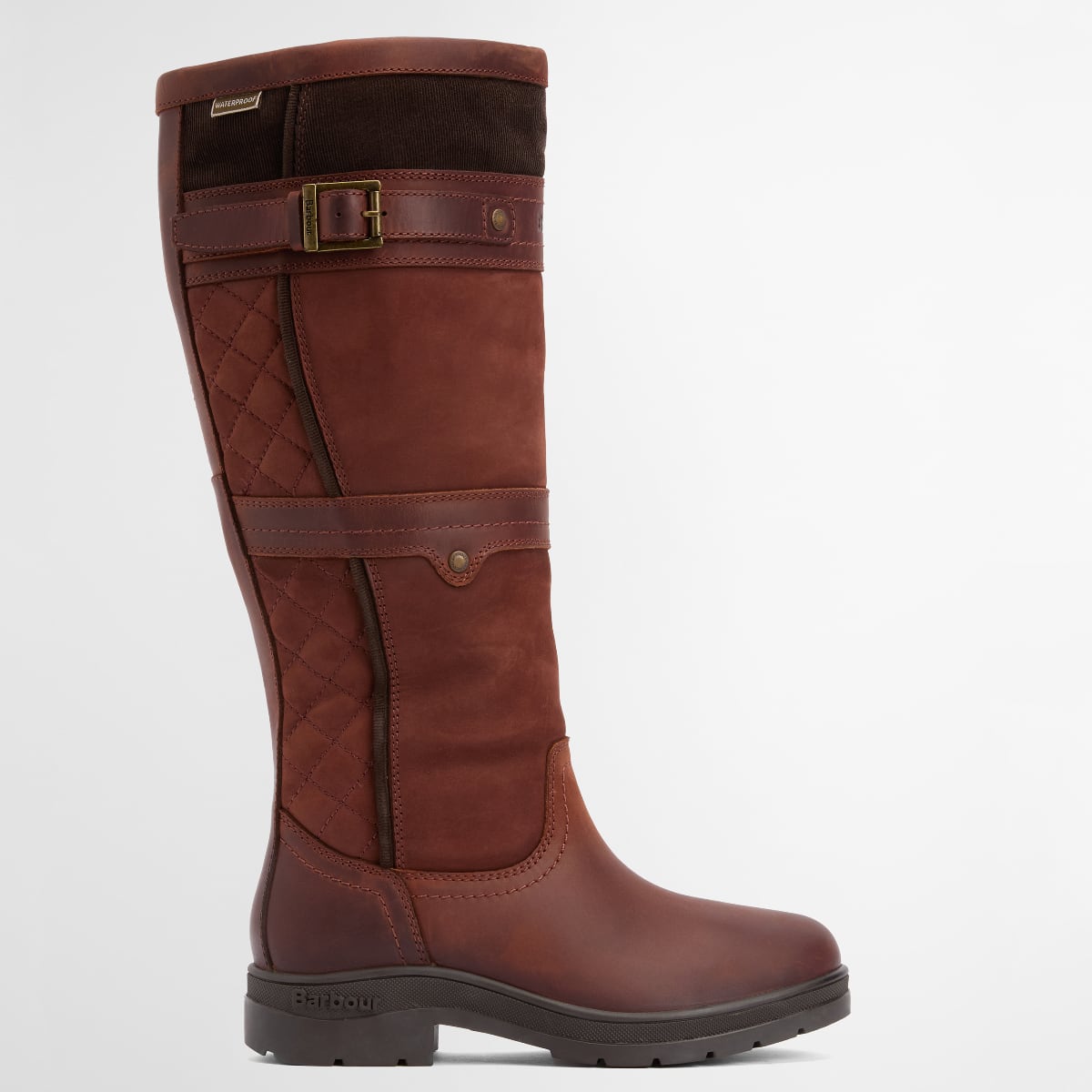 Barbour Beaconsfield Knee-High Women's Boots | Mahogony