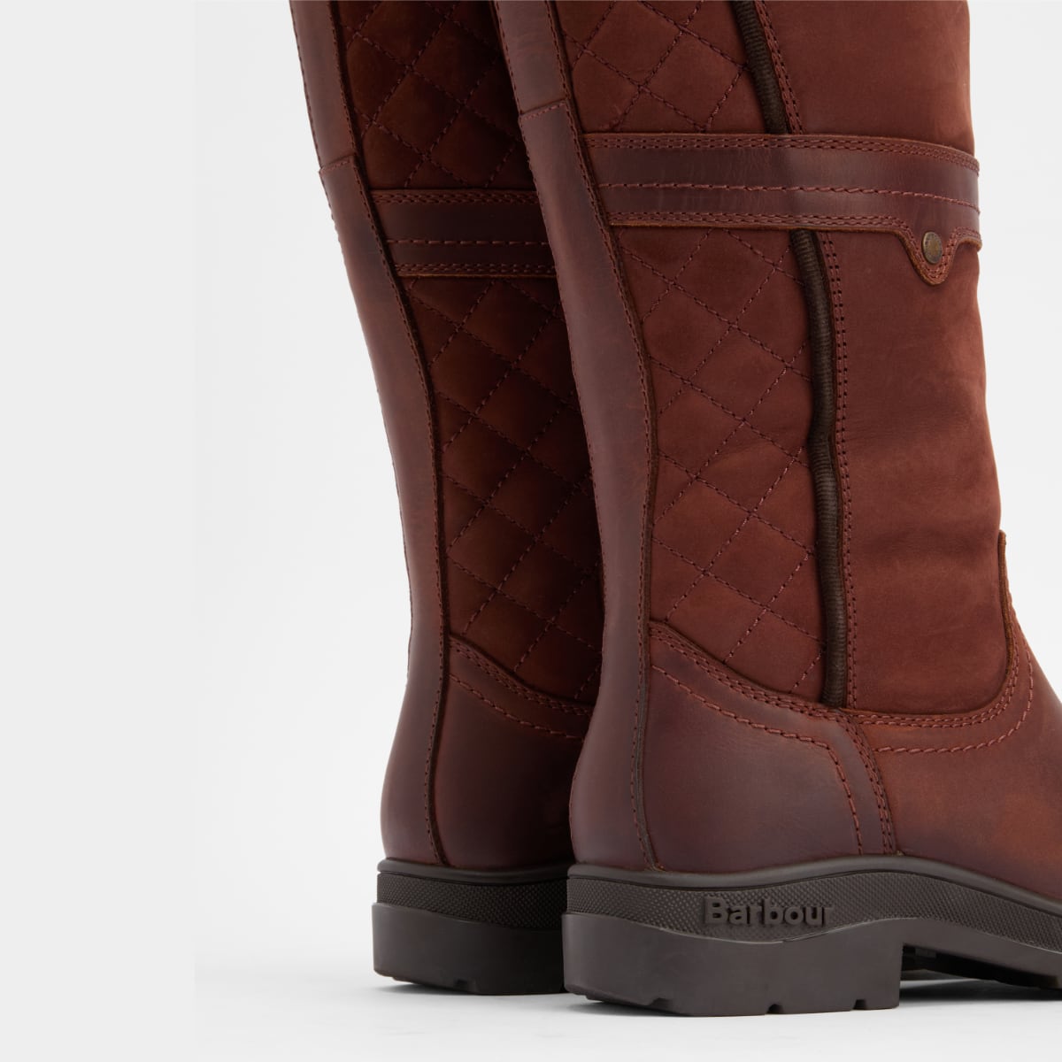 Barbour Beaconsfield Knee-High Women's Boots | Mahogony