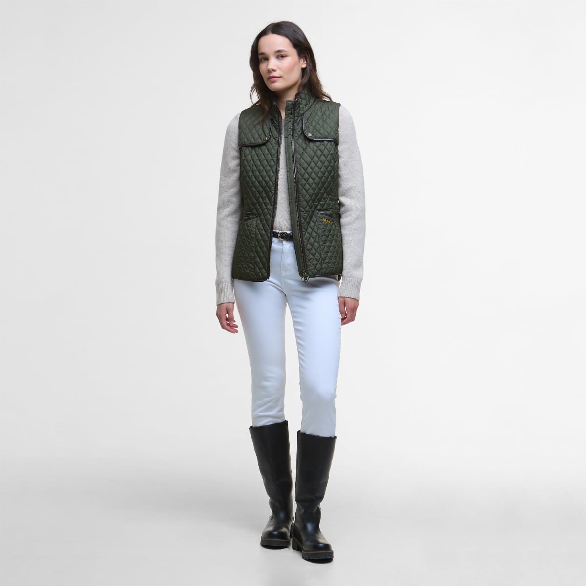 Barbour Dahlia Women's Quilted Gilet | Olive