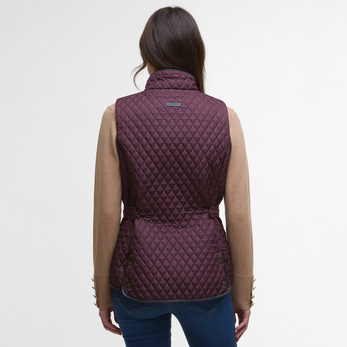 Barbour Dahlia Women's Quilted Gilet | Black Cherry