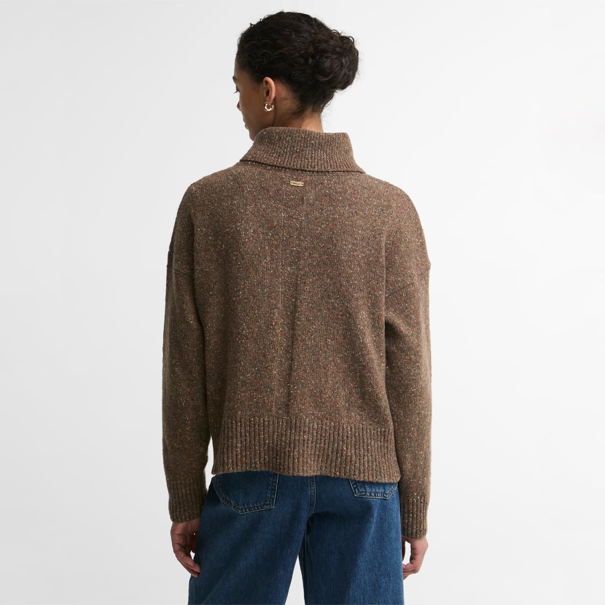 Barbour Lavensdale Half-Zip Women's Knit | Deep Camel
